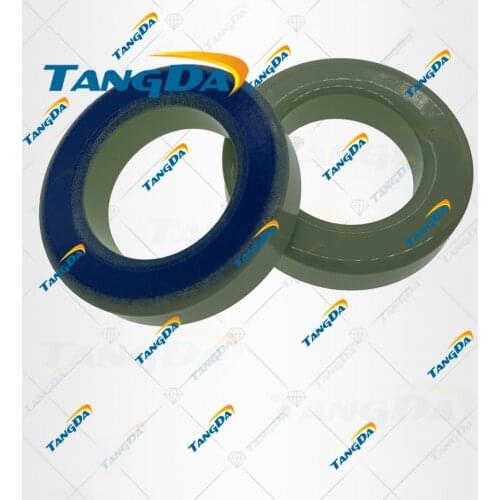 T225 52 Iron powder cores T225-52 TANGDA 57*36*14mm 92nH/N2 75ue 92 75 Iron dust core Ferrite Toroid Core toroidal green blue Q