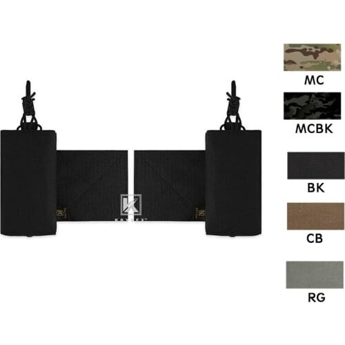 KRYDEX Tactical Expander Radio Magazine Pouch For MK3 MK4 Micro Fight Chest Rig Plate Carrier Chassis Storage Accessories