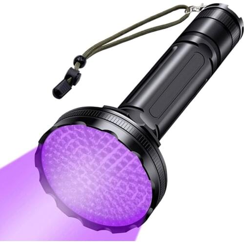 128 LEDs UV Led Flashlight 395nm Uv Lamp Blacklight Ultra Violet Torch Light Detector for Dog Urine Pet Stains Bed Bug