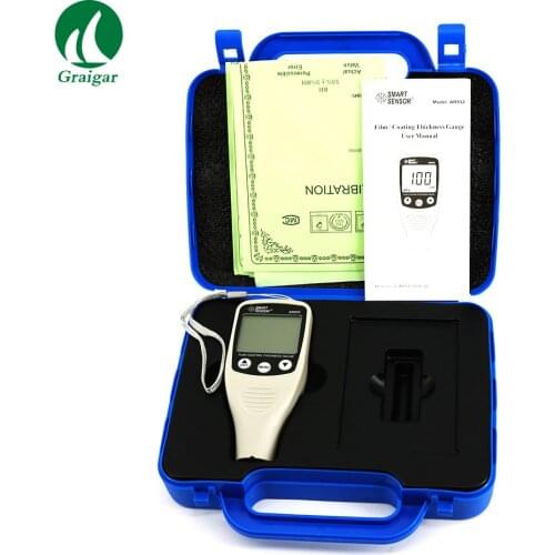 Smart Sensor AR932 Digital Film / Coating Thickness Gauge Measurement Range 0~1500um
