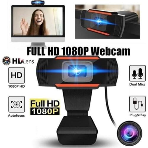 Webcam 1080P 720P 480P Full HD Web Camera Built-in Microphone Rotatable USB Plug Web Cam For PC Computer For Mac Laptop Desktop