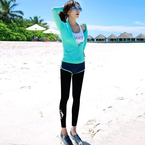 Womens Mens Rash Guards Set Long Sleeve Zip Shirt Leggings Full body Sun UV Protection Swimwear Surfing Swimming Suits UPF50