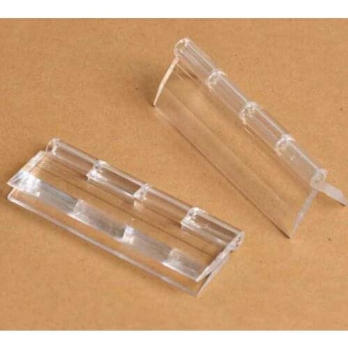 1pcs transparent acrylic hinged plexiglass hinged plastic hinged transparent folding