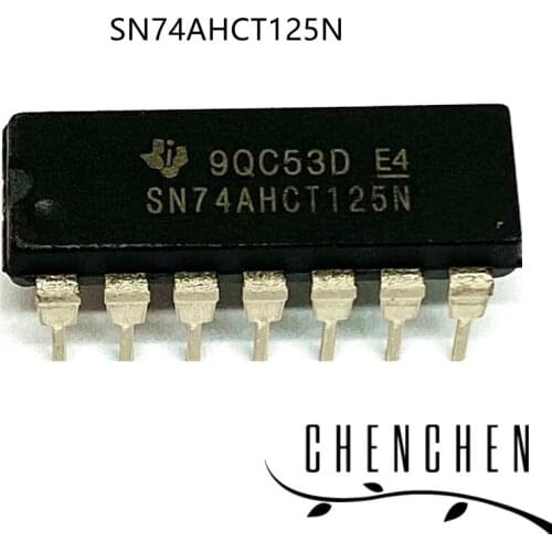 10pcs/lot SN74AHCT125N 74AHCT125N 74AHCT125 DIP14 100% New Original