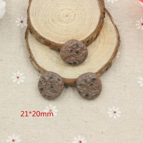 15pcs/lot mix colors resin cake in solid color for kids hair phonecase DIY resin cabochons accessories