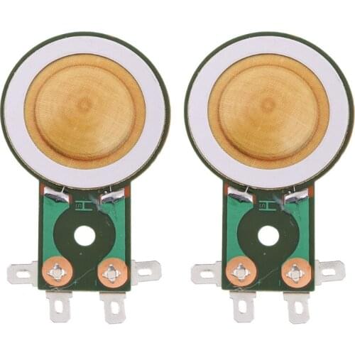 2Pcs 25.5mm 24.5mm Horn Treble Film Resin Membrane Drive Head Tweeter Voice Coil