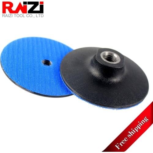 4 inch/100 mm Backer Pad Hook and Loop Sander/Polisher Adpter With 5/8-11, M14 Thread Polishing Pads Back-up Pad Holder