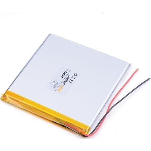 408080 3.7V 2800mAh lithium rechargeable battery For PDA Vedio Game Android phone toys tablet battery 048080 407979 408181