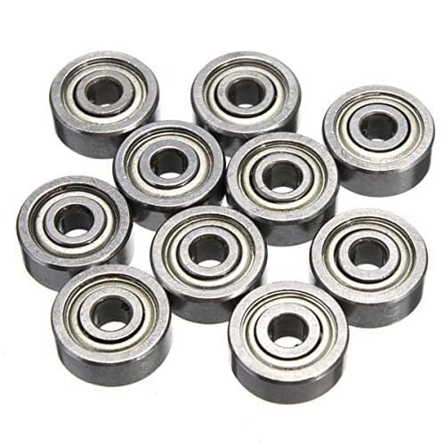 5 PCS 623ZZ 3x10x4mm Bearing Miniature Ball Shielded Radial Bearings Silver new