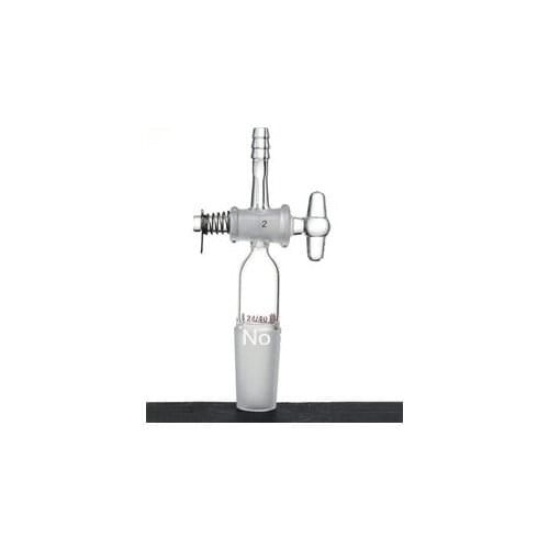 A611922 synthware,Adapter, Vacuum, Glass stopcock, Joint:19/22, Stopcock Bore:2mm