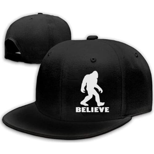 BIGFOOT Adult Adjustable Baseball Cap Daddy Cap Casual Hats for Men and Women Outdoor Sports Black Wholesale