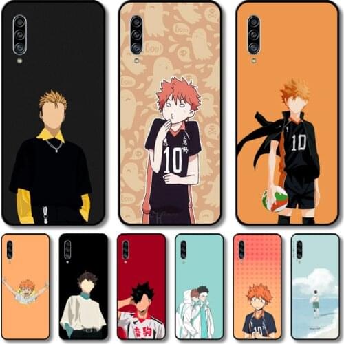 Haikyuu volleyball Phone Case For Samsung Galaxy A 12 51 52 21 71 70 42 32 10 80 90 E 5G S Black Shell Art Cell Cover