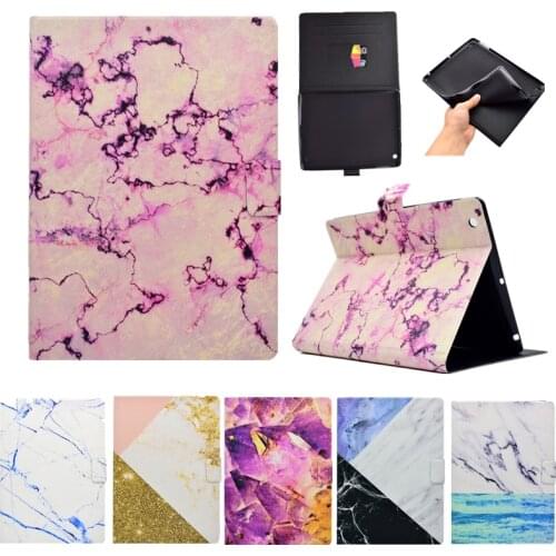 Marble Pattern Case For Samsung Galaxy Tab A T350 Tablet Cover Smart Card Stand PU Leather for Tab A 8.0 SM-T350 SM-T355 8inch