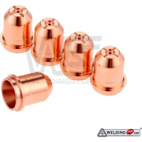 220718 SS plasma cutter torch nozzle tips for Stainless Steel cutting Pkg-5