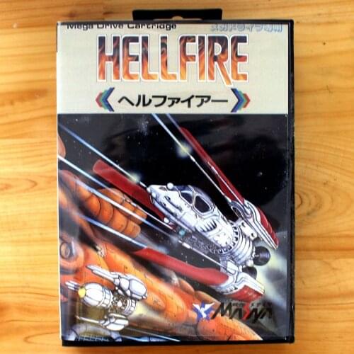 Hell Fire 16 Bit SEGA MD Game Card With Retail Box For Sega Mega Drive For Genesis