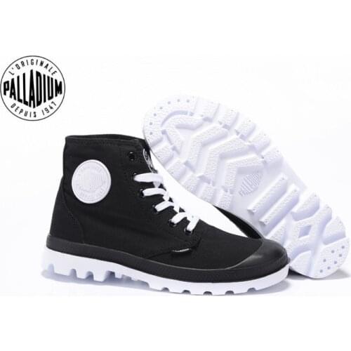 PALLADIUM PAMPA HI ORIGINALE TC Sneakers Classic Canvas Shoe Ankle Botas Cowboy Motorcycle Boots Fashion Casual Shoes 40-44