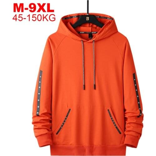 Plus Size 9xl Men Hoodies Zipper Up Casual Hip Hop Streetwear Mens Pullover Hooded Sweatshirts Male Hoodie Oversize Jacket Coats