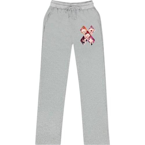 New Printing Anime The Quintessential Quintuplets Popular Cotton Pants Women/Men Trousers Gray Jogger Slim Kpop Sweatpants