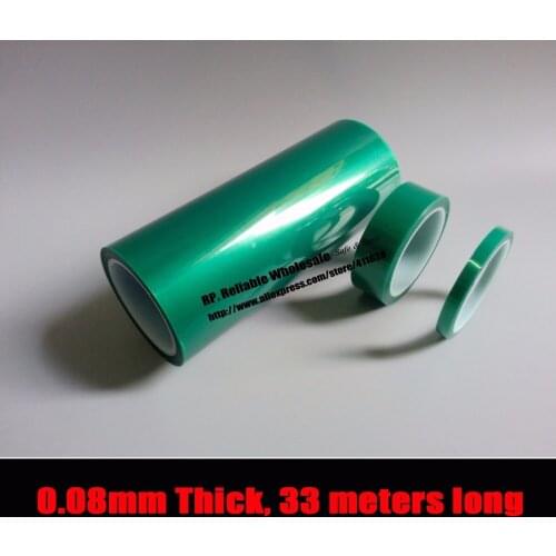 270mm*33 meters*0.08mm One Sided Adhesive Heat Resist PET Polyester Film Tape for PCB Plating Welding