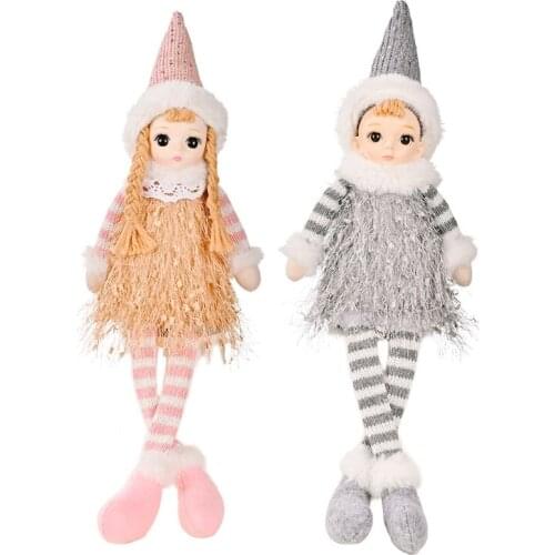 P8DE Handmade Angel Christmas Doll Decorations Holiday Angel Ornaments Thanksgiving Day Gifts Home Farmhouse Kitchen Decor