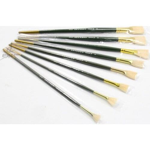 A painting of Le ZW605 Chongqing bristle tail fan pen painting brush bristle factory direct wholesale custom painting pen