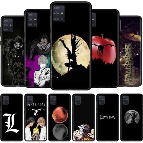 Death Note Silicone Cover Case for Samsung Galaxy A51 A71 A21s A11 A31 A41 A91 A12 A32 A42 A52 A22 5G A02s A01 Soft Capa