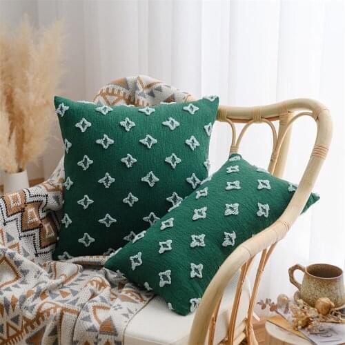 Nordic Trend Tufted Star Pattern Cushion Cover 2021 New Style Boho Pillowcase Home Decor Throw Pillows Sofa Decoration cojines