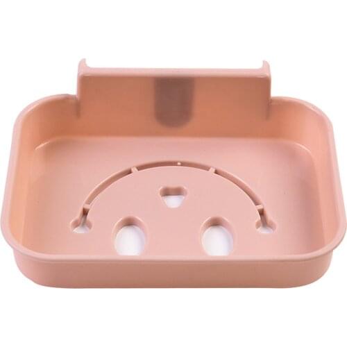 Modern Soap Rack Home Bathroom Soap Dishes Holder Rack Strong Suction Cup Type Soap Basket Tray Organizer Bathroom Accessories