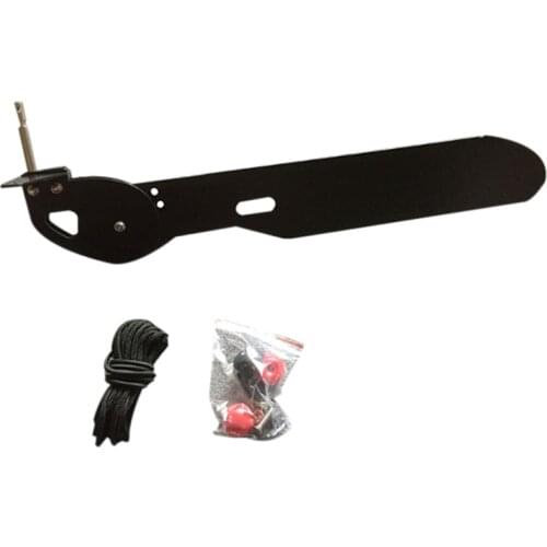 Aluminum Alloy Marine Boat Watercraft Canoe Kayak Rudder Foot Control Direction Kit Sailing Boat Parts Steering System