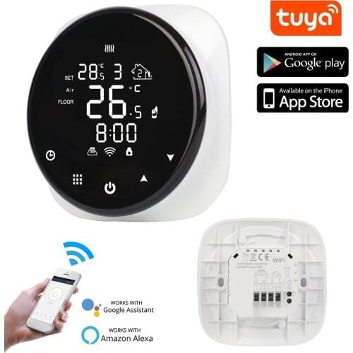 Thermoregulator WiFi Smart Underfloor Heating Thermostat Programmable Temperature Controller With Tuya App