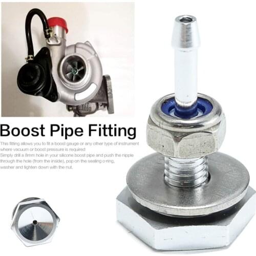 Turbocharger Silicone Pipe Boost Hose Nipple Turbo Vacuum Vac Gauge Fitting Tdi Car Accessories