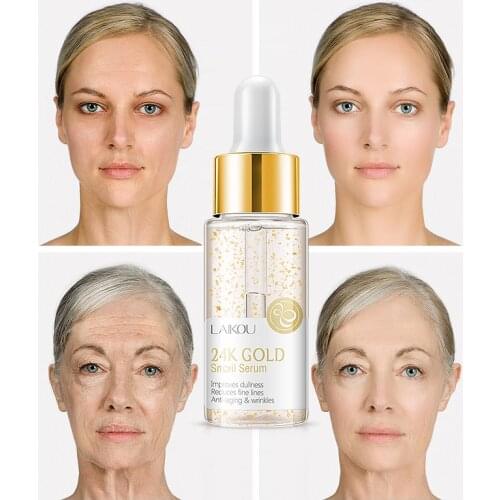 15ml Niacinamide 24k Gold Face Serum Hyaluronic Acid Deeply Moisturize And Rejuvenate Face Cream Shrink Pores Skin Care TSLM2