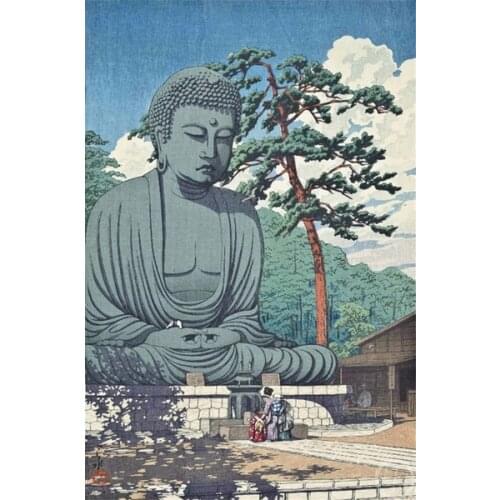 Vintage el Gran Buda en Kamakura cartel de lata de Metal Retro 8x12 pulgadas hogar cocina Bar decoración de la pared del Pub