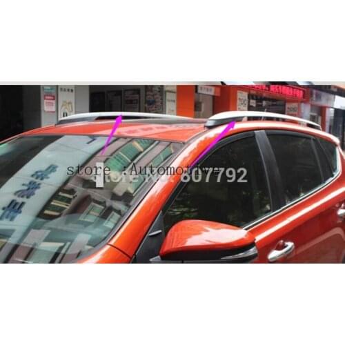 High Quality! Aluminium Alloy OEM Type Roof Rack Side Rails Bars Luggage Carrier For TOYOTA RAV4 RAV 4 XA40 2013 2014 2015