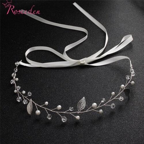 Bride Headband Floral Women Wedding Hair Band Headpiece Jewelry Handmade Decoration RE3297