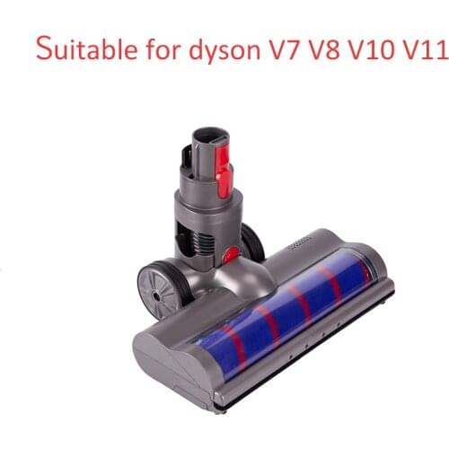 1PC Fluffy Floor Head Roller Brush Electric Motorized Floor Brush Head for Dyson V8 V7 V10 V11 Vacuum Cleaner Brush Parts