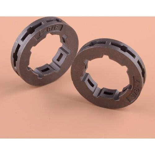 2pcs Sprocket Clutch Chain Drive 3/8 7T Rim Fit For Echo CS600P 682100 Oregon 68210 High Quality