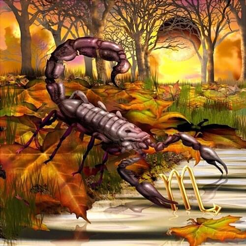 Full Square/round Diamond 5D DIY Diamond Painting Big scorpion Embroidery Cross Stitch Rhinestone Mosaic Home Decor