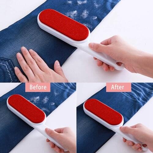 Anti-Static Magic Lint Dust Hair Remover Cloth Dry Cleaning Brush Double-sides Sweater Sticky Wool Device Clothing Brush