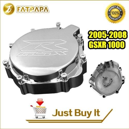 Free shipping new style motorcycle Aluminum Chrome Stator Engine Cover Fit for Suzuki GSXR 1000 GSX-R1000 2005 2006 2007 2008