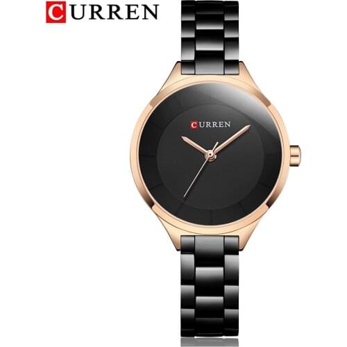 CURREN Women Watches Fashion Rose Gold Dress Watch Woman Top Brand Luxury Gift Ladies Simple Elegant Wristwatch Relogio Feminino