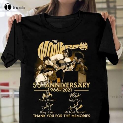 The Monkees 56Th Anniversary 1965-2021 T-Shirt The Monkees Shirt Fan The Monkees Band Tshirt Music Shirt Vintage Custom T Shirts