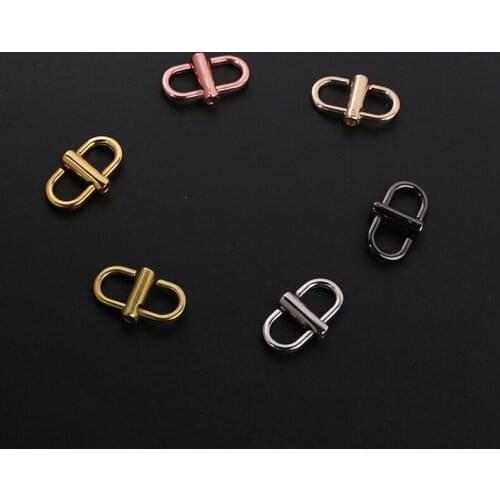 Metal Buckle Clip Use Adjustable Bag Chain Long Short Connector Crossbody Handbag Chain Strap Length Shorten Bag Accessories