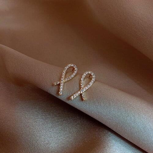 Miuoxion Retro Cross Zircon Earrings Fashion Personality Party Cute Jewelry For Women Feature Namour Charm Gift All Seasons