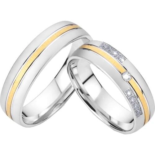 Name Custom Handmade Genuine 925 Sterling Silver Wedding Rings Set For Men And Women Alliance Couple Ring Marriage Lovers Gift