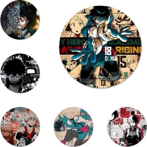 New Arrival my hero academia anime Badge Brooch Pin Accessories For Clothes Backpack Decoration gift