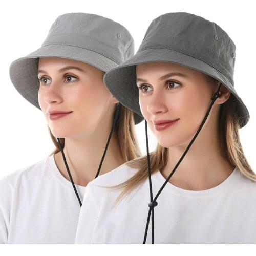 Bucket Hats Female 2021 New Summer Fall Outdoor Sunproof Sun Hat Cotten Hat Beach Caps Black Hat Fishingman Caps Women Hats