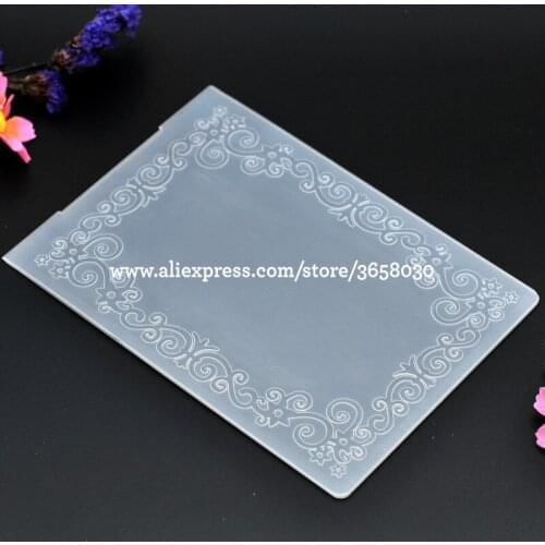 Leaves Frame Plastic Embossing Folder For Scrapbook DIY Album Card Tool Plastic Template 10.6x14.5cm 8070841