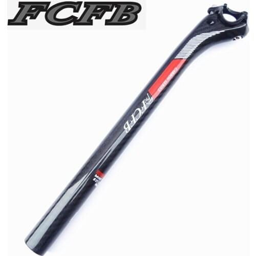 Free ship FCFB FW carbon seatpost 3k Weave bicycle seat tube carbon 27.2/30.8/31.6*350/400mm carbon bike cycling parts