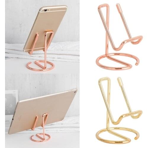 1 Pc Simple Universal Tablet Mobile Phone Support Holder Cellphone Stand Rack Office Desktop Bracket Shelf